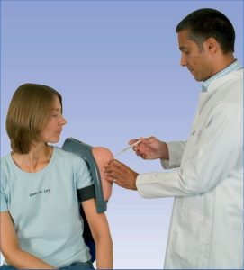 Intramusculaire Injectie Simulator Bovenarm