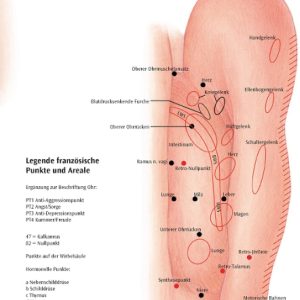 Oor-acupunctuur, gelamineerde wandplaat
