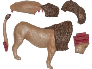 4D Leeuw Model, 29-delig, 30 cm