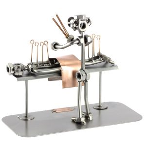 Acupuncturist Metalen Beeldje