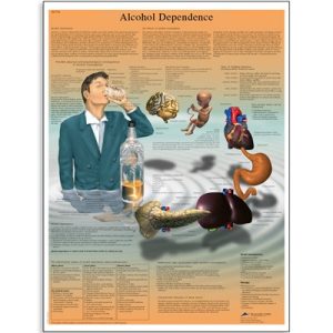Alcoholverslaving Poster Gelamineerd