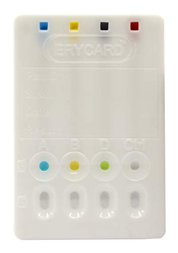 Erycard Bloedgroep Testen (24 stuks)