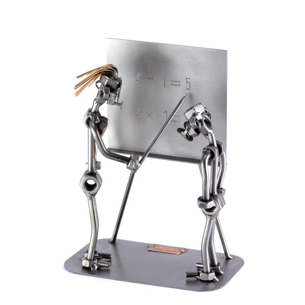 Lerares Metalen Beeldje