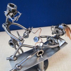 Metalen Beeldje Bevalling