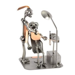 Tandarts (Vrouw) Metalen Beeldje