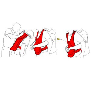 Act Fast Anti-Verstikkingsvest Rood