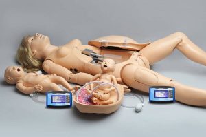 Bevallingssimulator Noelle met PEDI Blue Neonatale Simulator