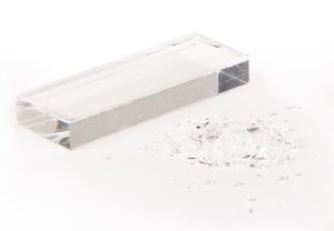 Kunstglas voor Wondsimulatie met Glassplinters