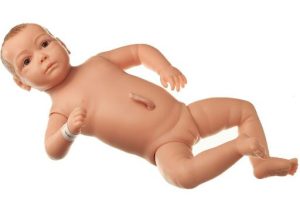 Oefen Babypop Somso Meisje met Navelstreng