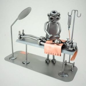 Plastisch Chirurg Metalen Beeldje