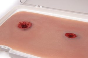 Schotwond in Arm Model met Bloedingsfunctie