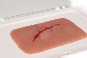 Snee met Glasfragment Model